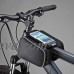 Bike Bag  MOOZO Rainproof Bicycle Cycling Front Top Tube Frame Pannier Double Pouch Mountain City Bike MTB Crossbar Storage Bags for iPhone 8 7 6 6S Plus Samsung Huawei LG HTC Smartphones Below 5.7'' - B0755D7GNH